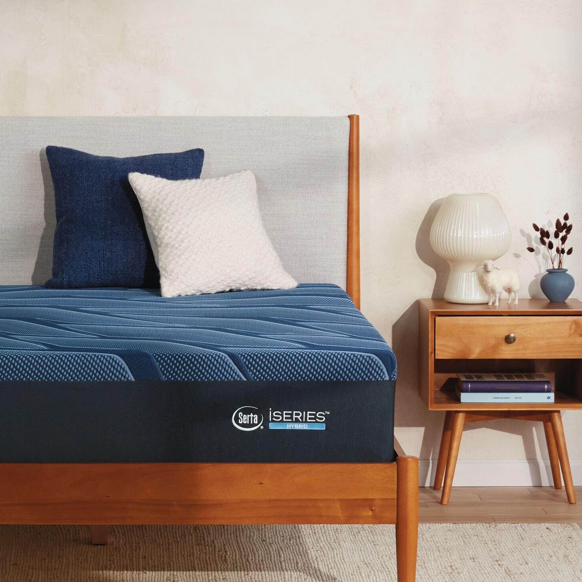 Serta hybrid mattress in a deals box