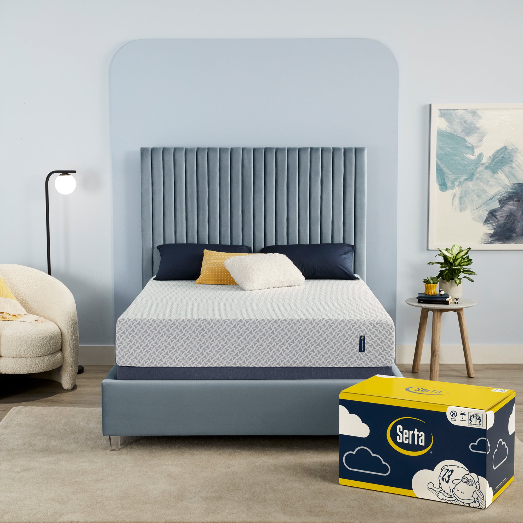 Serta bed store in box