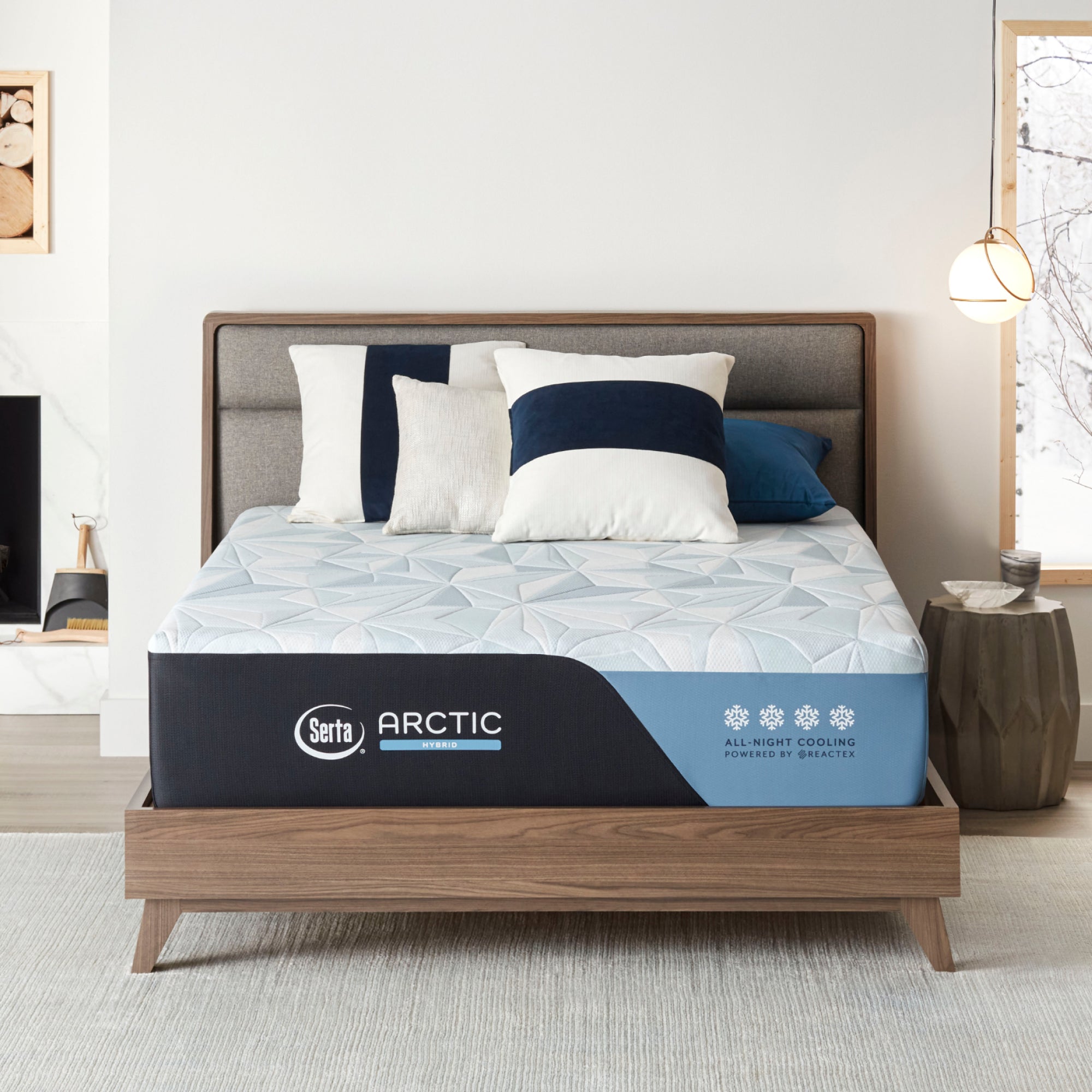 Serta hybrid mattress in a deals box