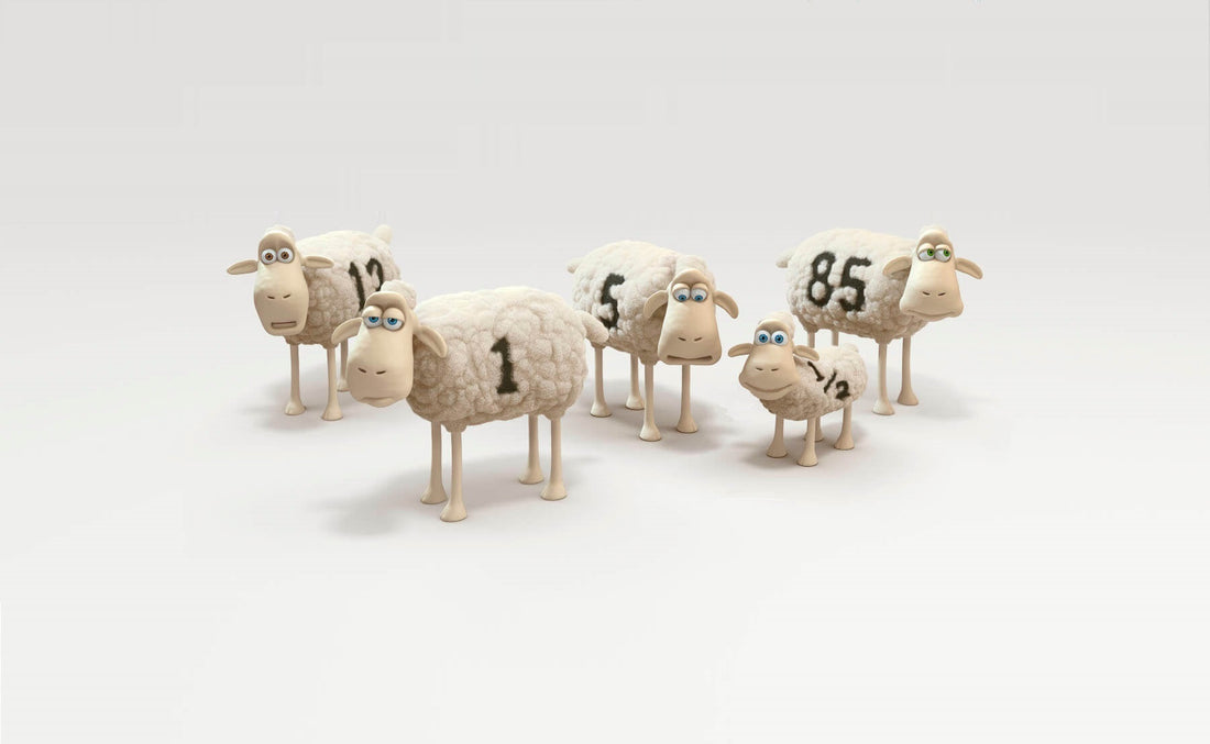 Picture of 5 different Serta Sheep