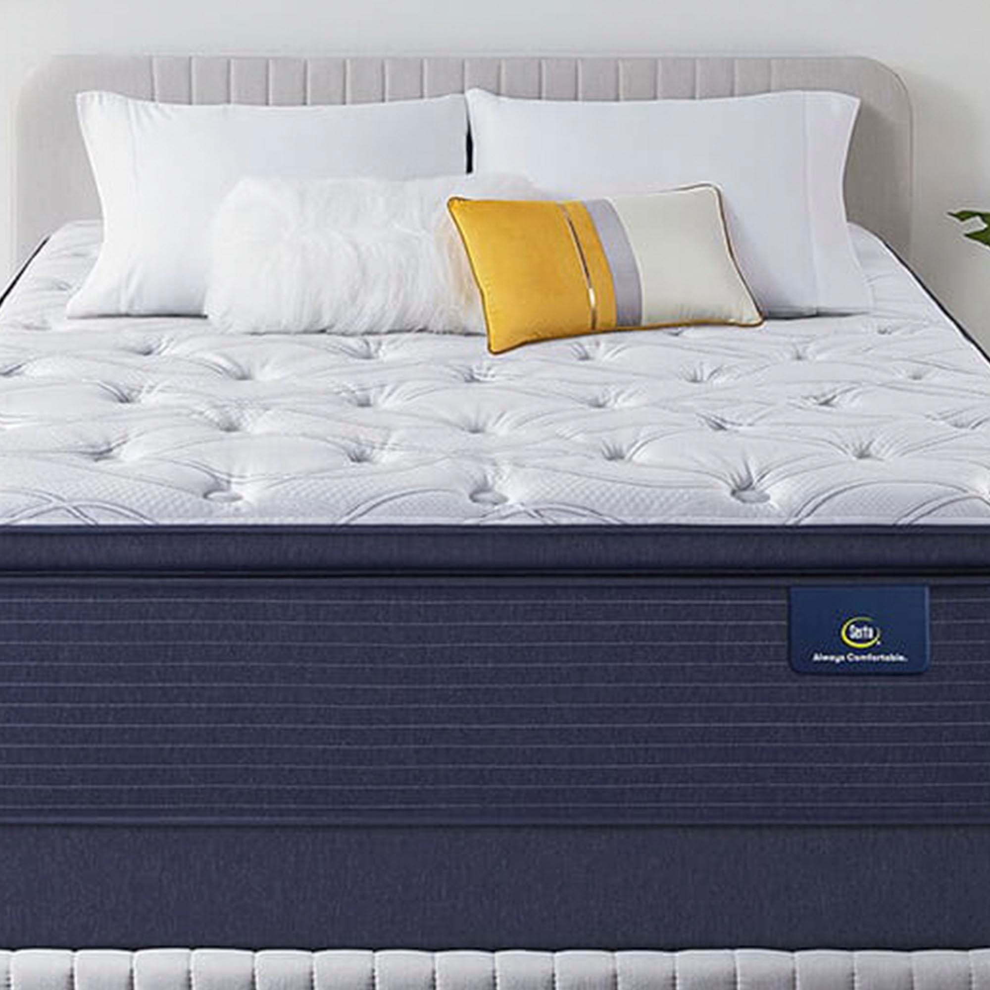 Serta queen plush pillow fashion mattress