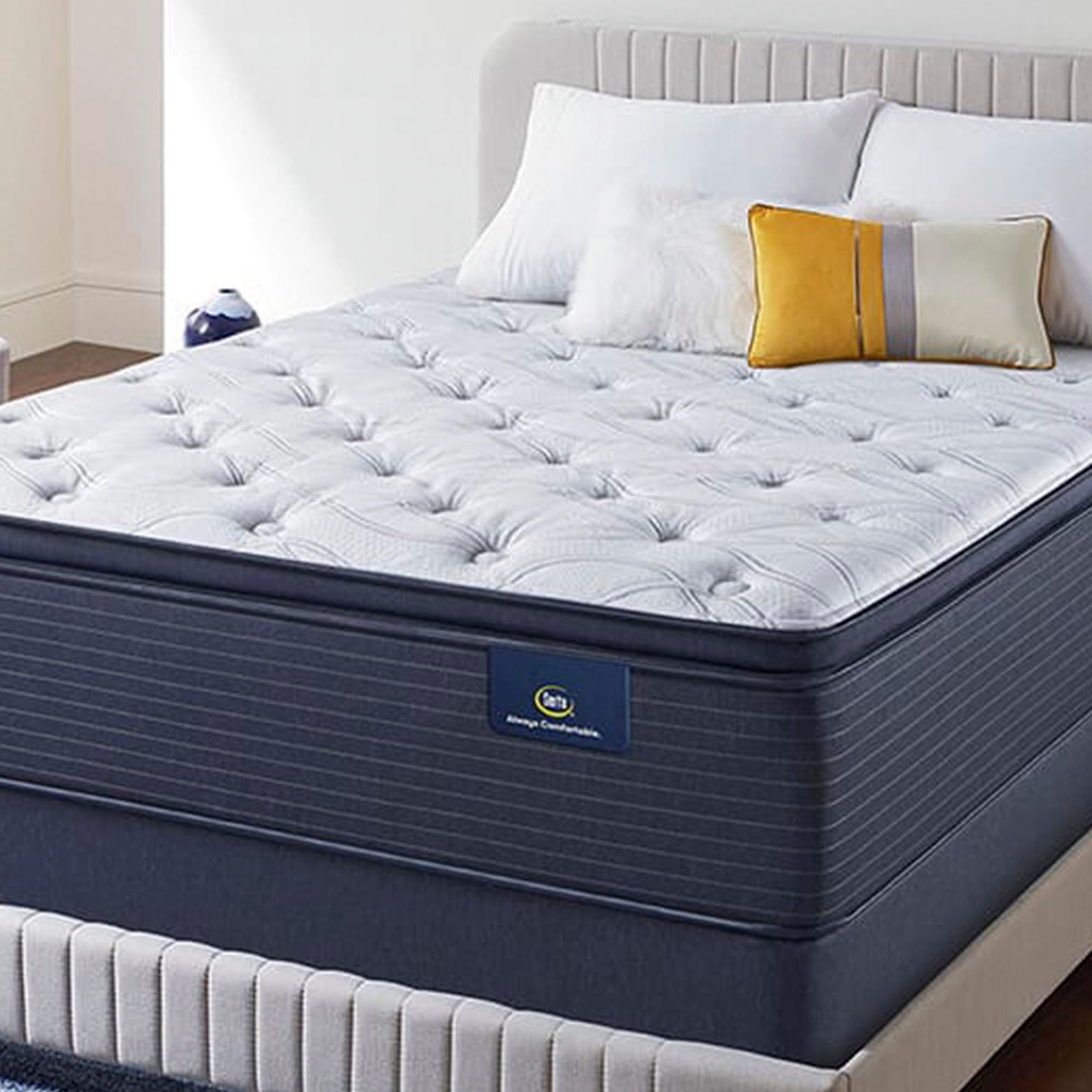 Serta Classic Elite Plush Pillow Top 15 Inch Mattress