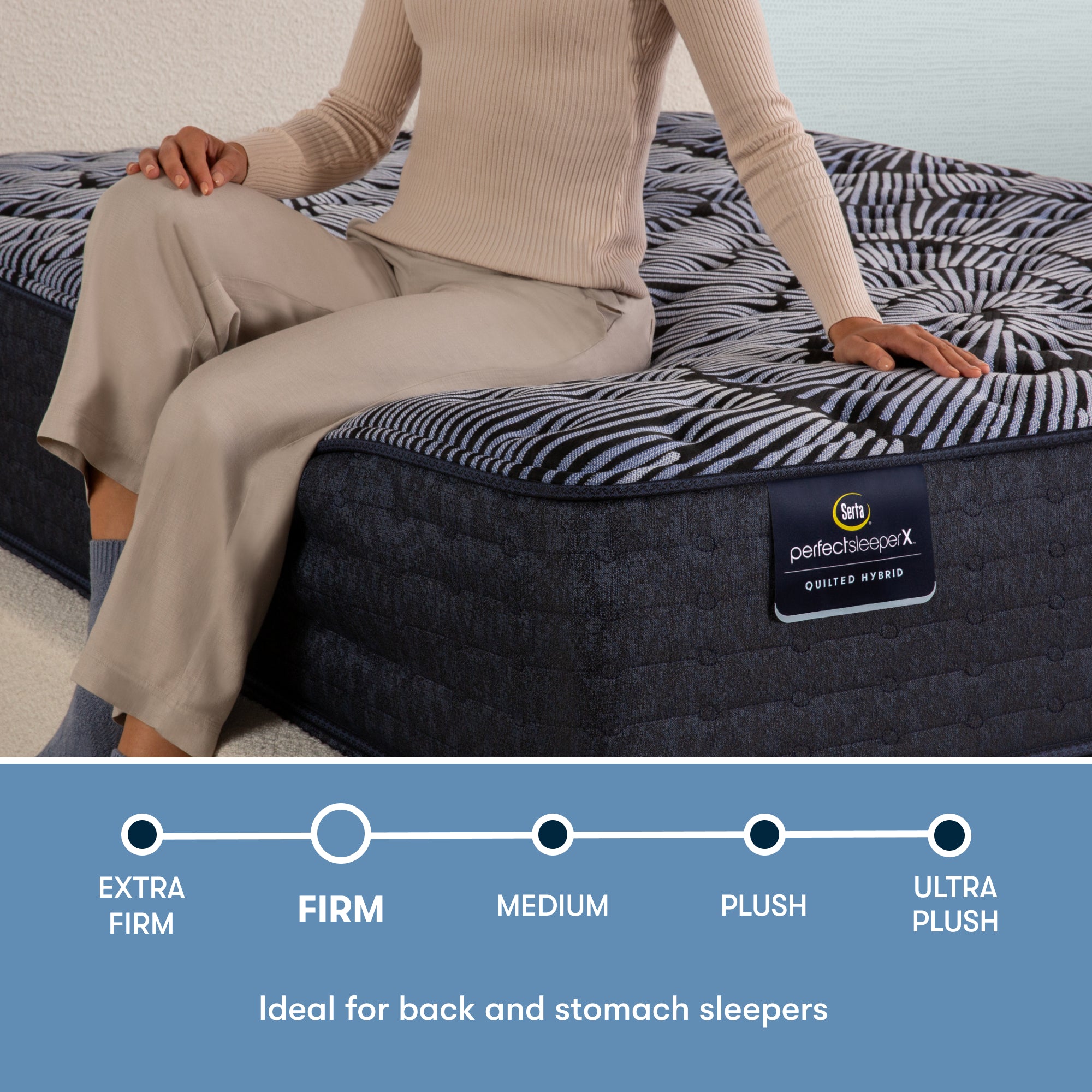 Serta Perfect Sleeper X Quilted Top Hybrid Mattress