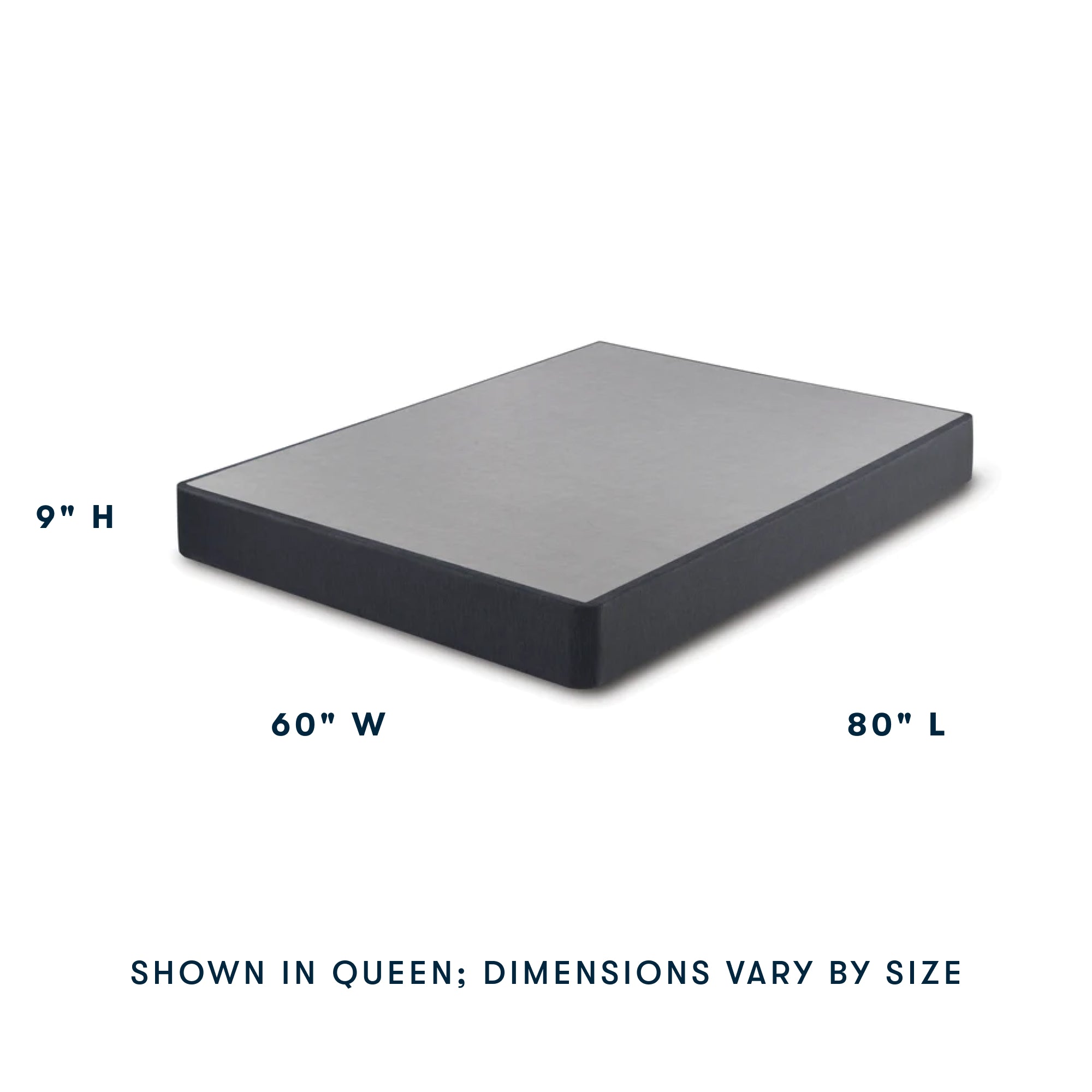 Queen size foundation for deals memory foam mattress