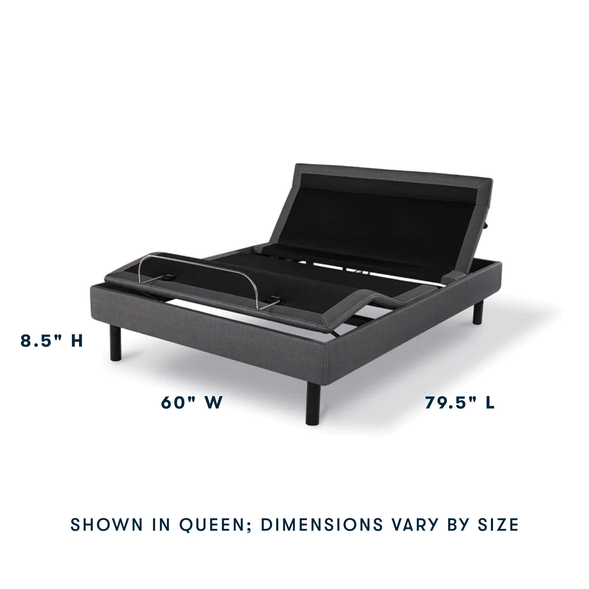 The Serta Motion Perfect Adjustable Base shown in queen