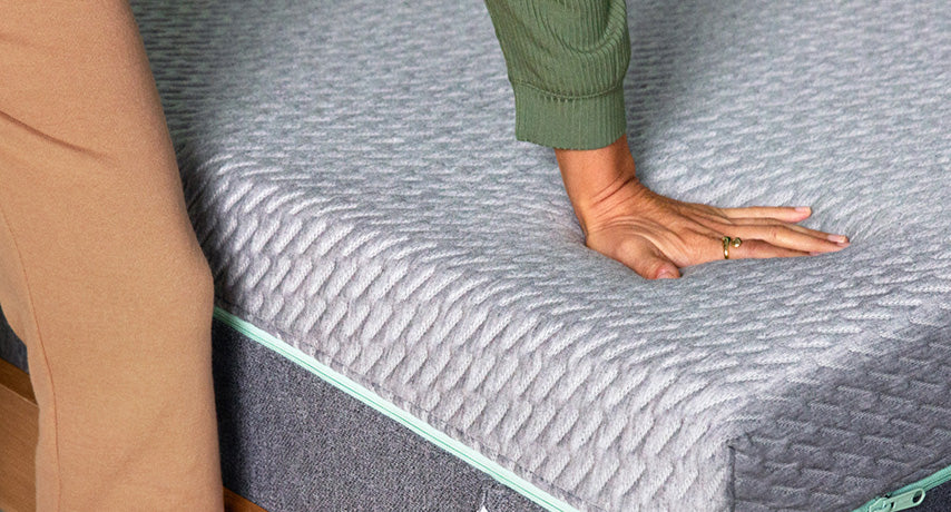 Hand feeling mattress firmness