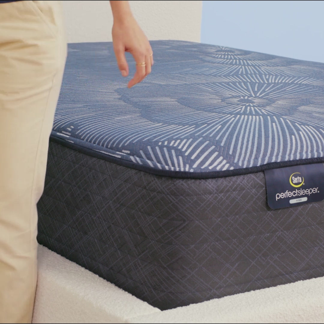 Serta ultra luxury hybrid shop shoreway firm mattress king set