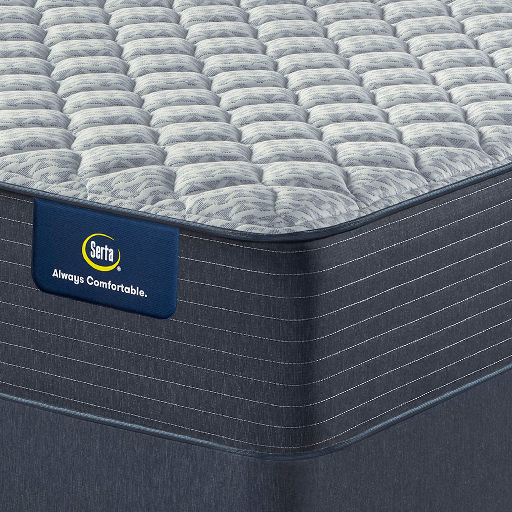 Serta castleview cushion firm best sale pillowtop california king mattress set