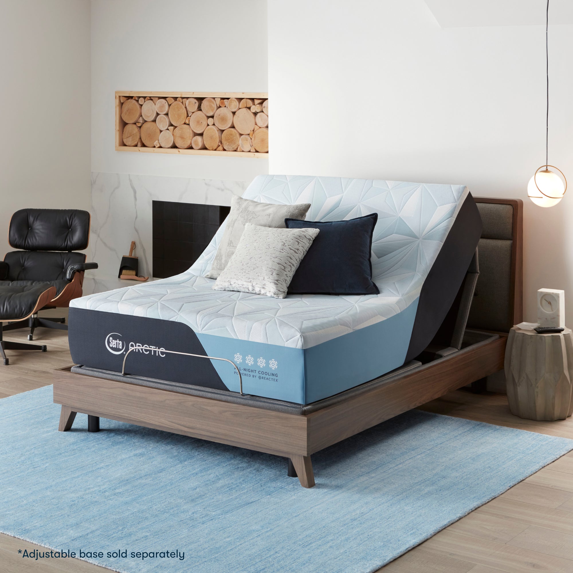 Adjustable cooling store mattress